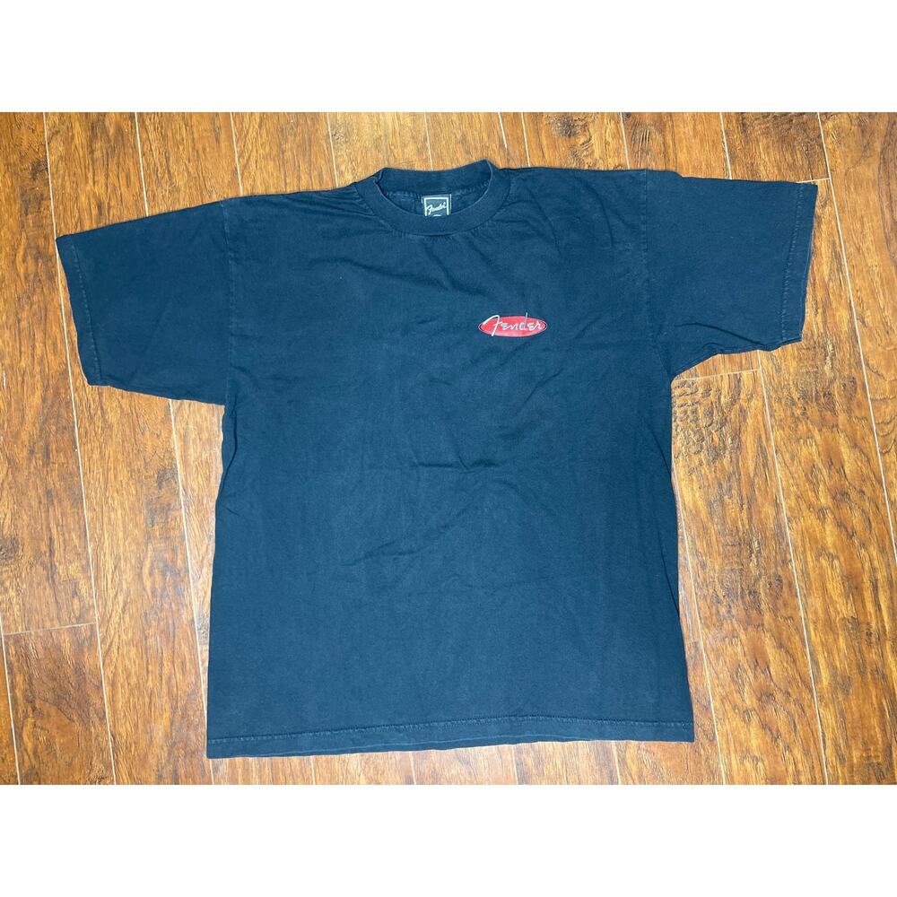 Vintage 80's 90's Fender Guitars USA Made T-Shirt Size XL